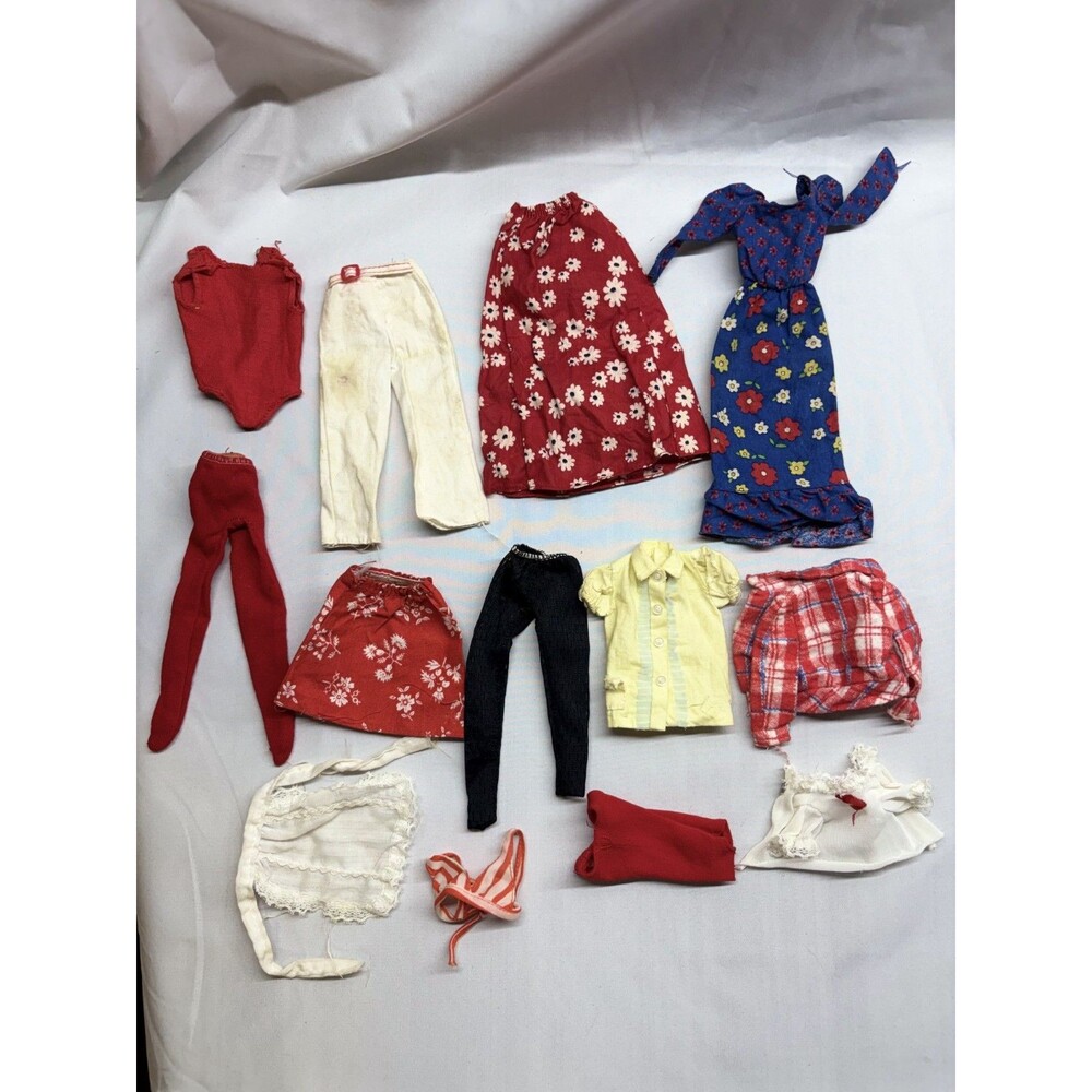 60s-80s Barbie and Barbie Clone Clothes Lot for Display, Repair , TLC READ